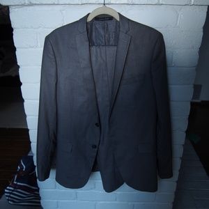 Zara Men's Two Piece Suit SZ 40 Jacket Pants 31